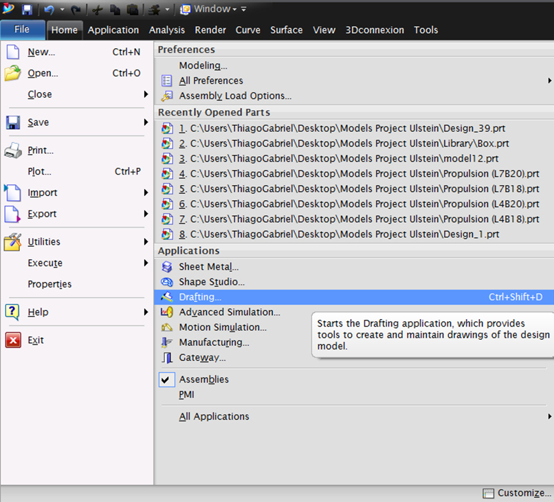 How to create a custom drafting template in NX